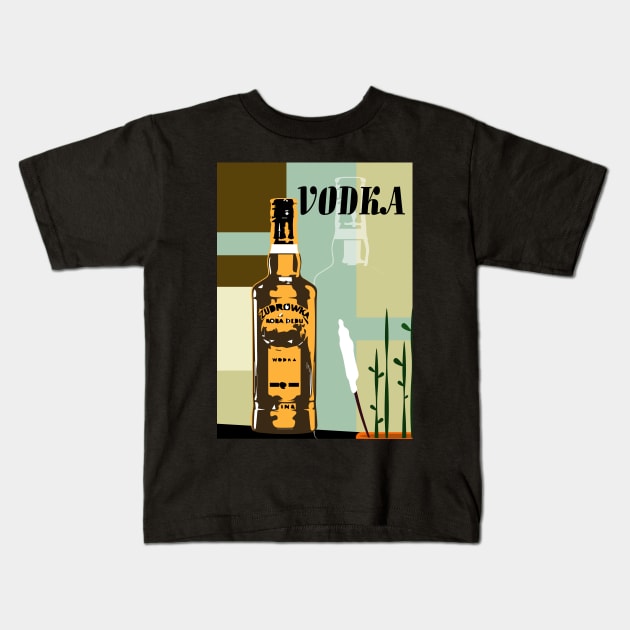 Vodka Kids T-Shirt by Dojaja